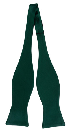SATIN FOREST GREEN uknyttet sløyfe