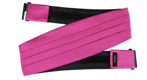 SATIN HOT PINK magebelte