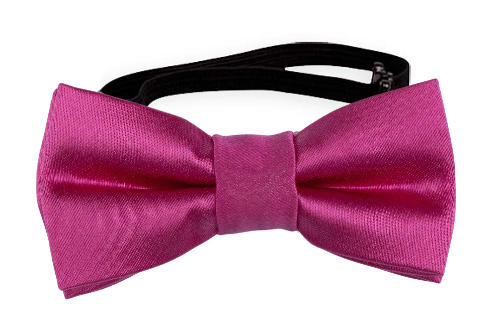 SATIN HOT PINK babysløyfe