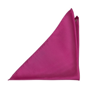 SATIN HOT PINK lommetørkle