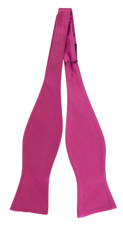 SATIN HOT PINK uknyttet sløyfe