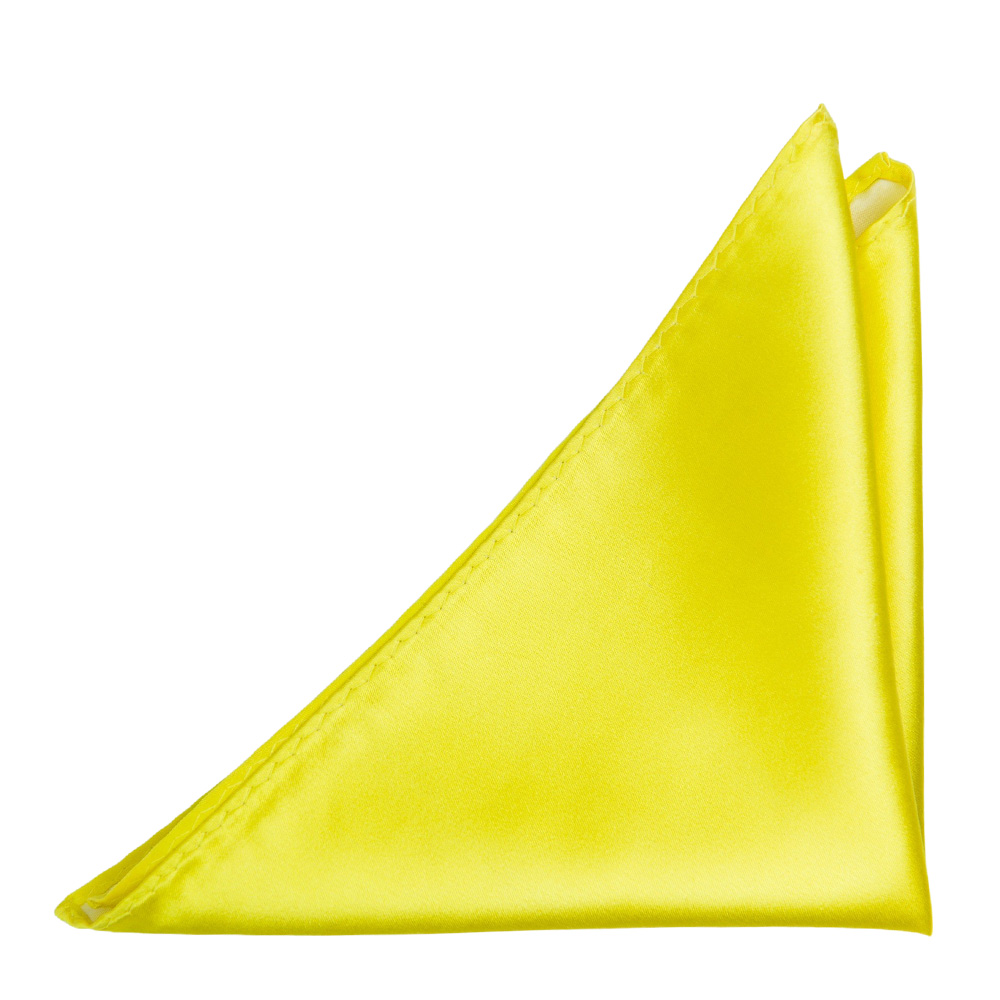 SATIN LEMON lommetørkle