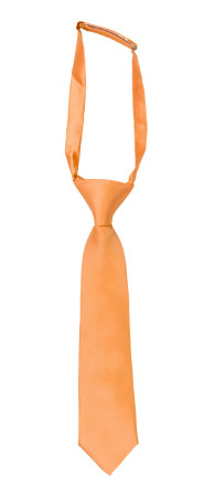 SATIN PEACH barneslips liten ferdigknyttet