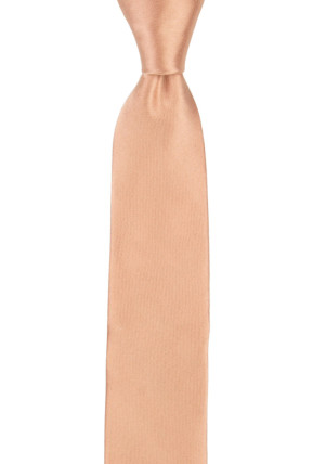 Satin Peach Pink smalt slips