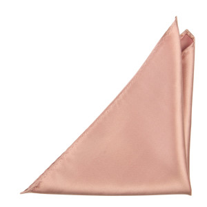Satin Pearl Pink lommetørkle