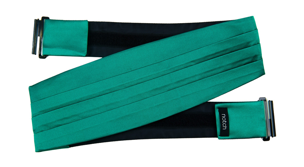 SATIN PERSIAN GREEN magebelte