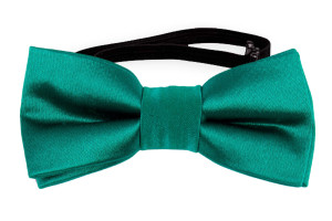 SATIN PERSIAN GREEN babysløyfe