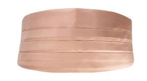 Satin Rose Gold magebelte