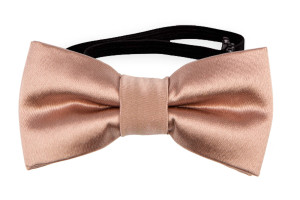 Satin Rose Gold babysløyfe
