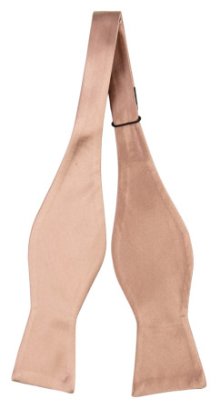 Satin Rose Gold uknyttet sløyfe