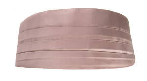 Satin Rose Taupe magebelte