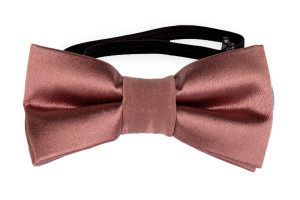 Satin Rose Wood babysløyfe