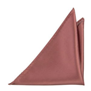 Satin Rose Wood lommetørkle