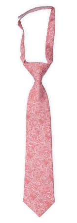 SCROLLER Vintage pink barneslips liten ferdigknyttet