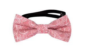 SCROLLER Vintage pink babysløyfe