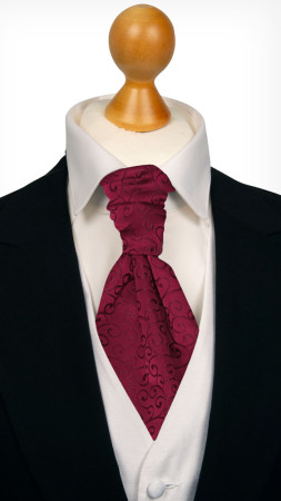 SNAZZY Dark red knyttet kravatt