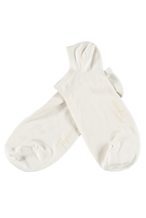 SNEAKER SOLID WHITE sokker