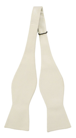 SOLID Off white uknyttet sløyfe