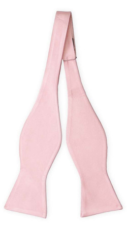 SOLID Pale pink uknyttet sløyfe
