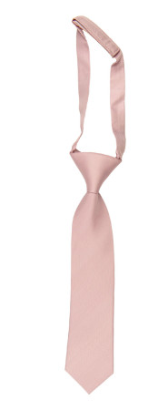 Solid Powder Pink barneslips liten ferdigknyttet