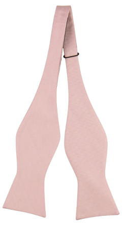 Solid Powder Pink uknyttet sløyfe