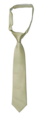 SOLID Sage green barneslips liten ferdigknyttet
