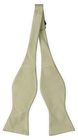 SOLID Sage green uknyttet sløyfe