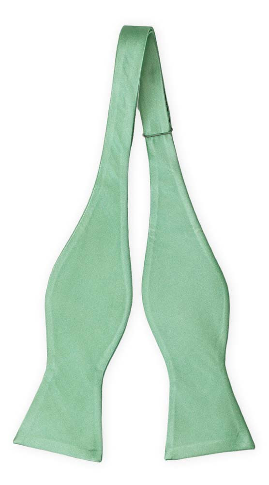 SOLID Seafoam turquoise uknyttet sløyfe