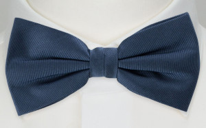 SOLID Steel blue sløyfe