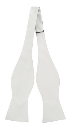 SOLID White uknyttet sløyfe