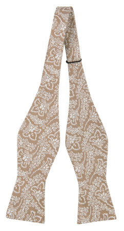SOONRELATED FAWN BEIGE uknyttet sløyfe