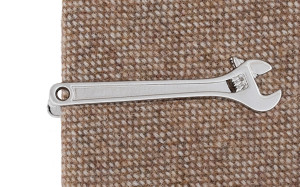 Spanner Silver slipsnål