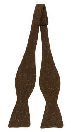 SPRACKLIG BROWN uknyttet sløyfe
