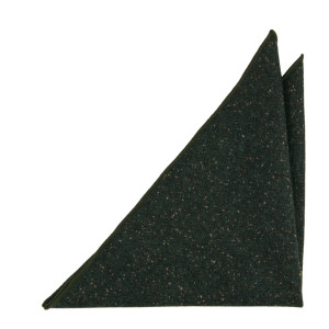 SPRACKLIG DARK GREEN lommetørkle