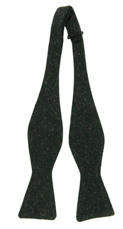 SPRACKLIG DARK GREEN uknyttet sløyfe