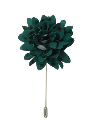 STAR DOT DARK GREEN jakkenål