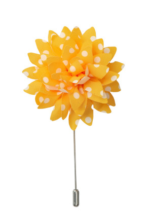 STAR DOT SUNFLOWER YELLOW jakkenål