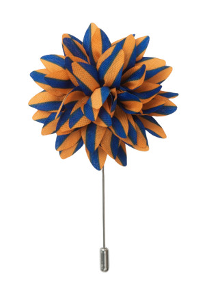 STAR STRIPE ORANGE COBALT jakkenål
