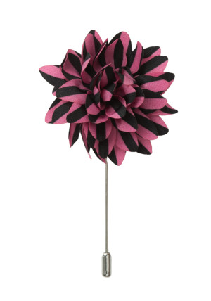 STAR STRIPE PINK BLACK jakkenål