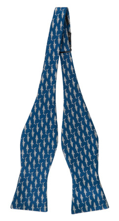 STAYSHARK BLUE uknyttet sløyfe