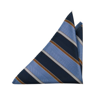 STEADYSTRIPE NAVY lommetørkle