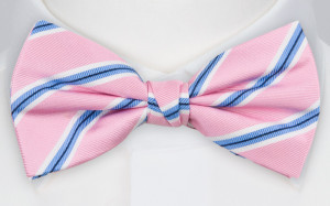 STRAIGHTONSTRIPE PINK sløyfe