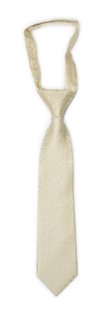 SWANKY Champagne barneslips liten ferdigknyttet