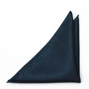 SWANKY Dark blue lommetørkle