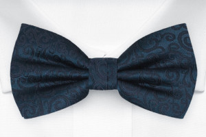 SWANKY Dark blue barnesløyfe