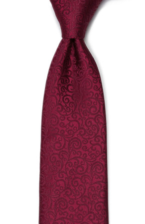 SWANKY Dark red klassiskt slips