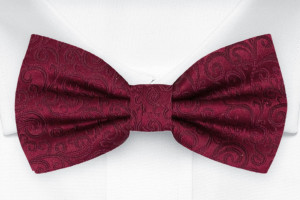 SWANKY Dark red barnesløyfe