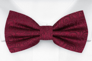 SWANKY Dark red sløyfe
