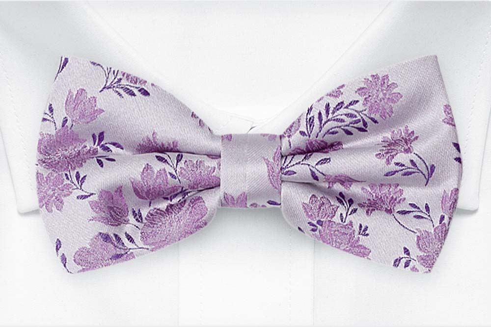 TOSSBLOSSOM Powder purple knyttet sløyfe