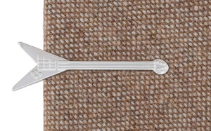 Triangle Guitar Silver slipsnål